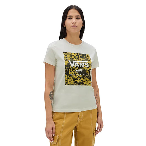 Warped Floral BFF Tee - Marshmallow