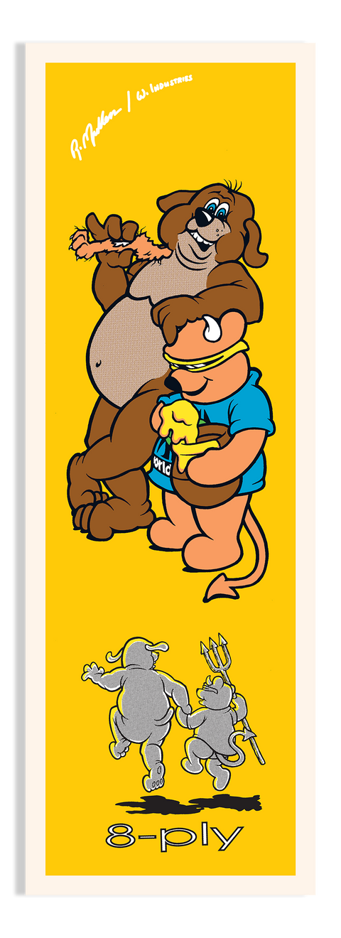 LTD Edition Rodney Mullen Bear Screenprinted Deck - 7.375"