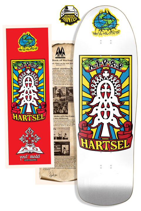 LTD Edition Jeff Hartsel "Yout" Model Screenprinted Deck - 9.4375"