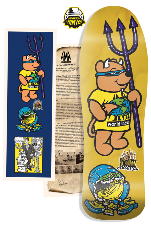 LTD Edition Steve Rocco III Screenprinted Deck - 9.75"