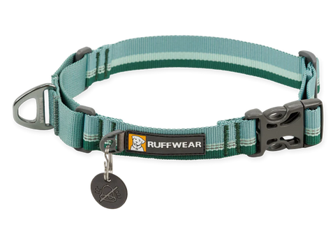 Web Reaction Martingale Collar - River Rock Green