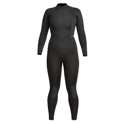 Womens Axis 3/2 Back Zip 2026 - Black/Flower