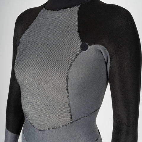 Womens Axis 3/2 Back Zip 2026 - Black/Flower