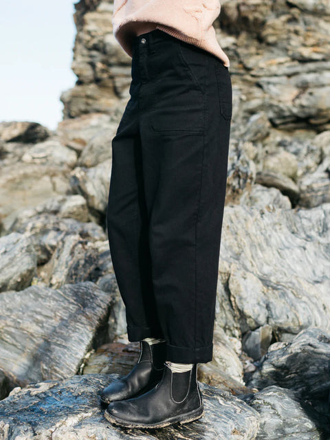 Yarrel Canvas Trouser - Black