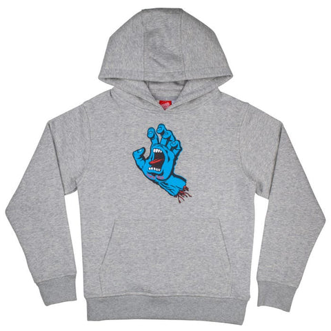 Screaming Hand Hood - Heather Grey