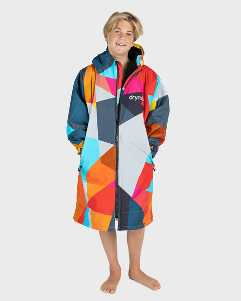 Dryrobe Advance Alpine Kids Long Sleeve - Abstract