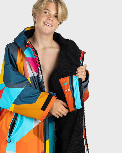 Dryrobe Advance Alpine Kids Long Sleeve - Abstract