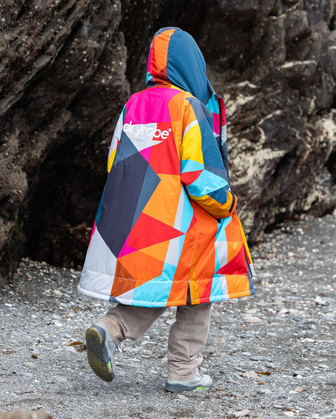 Dryrobe Advance Alpine Kids Long Sleeve - Abstract