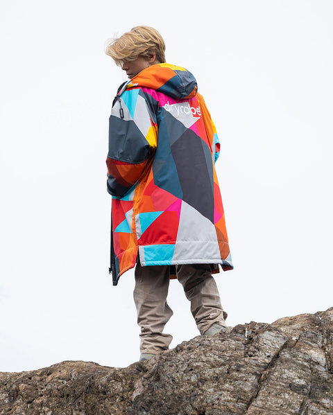 Dryrobe Advance Alpine Kids Long Sleeve - Abstract