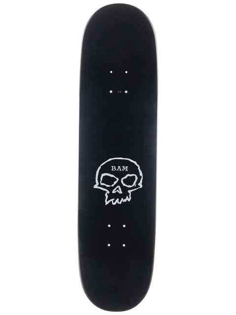 x Bam Margera "Single Skull" - 8.25" Black