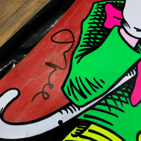 Jason Lee "Cat in the Hat" Hand Screened Signed Ltd Edition - Red