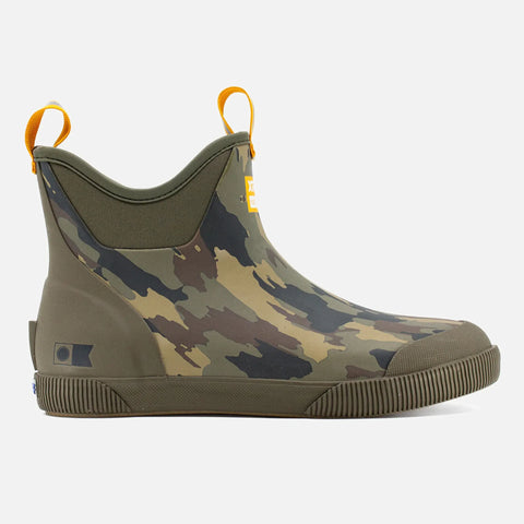 x Salty Crew "Elevate" Men's Deck Boot - Camo Green