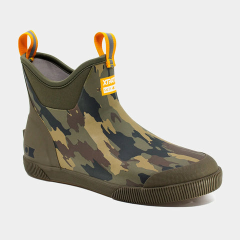 x Salty Crew "Elevate" Men's Deck Boot - Camo Green