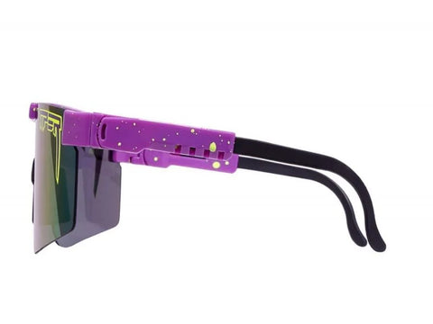 The Donatello Polarized Double Wide - Polarized Purple Mirror