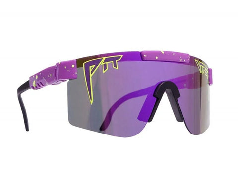 The Donatello Polarized Double Wide - Polarized Purple Mirror