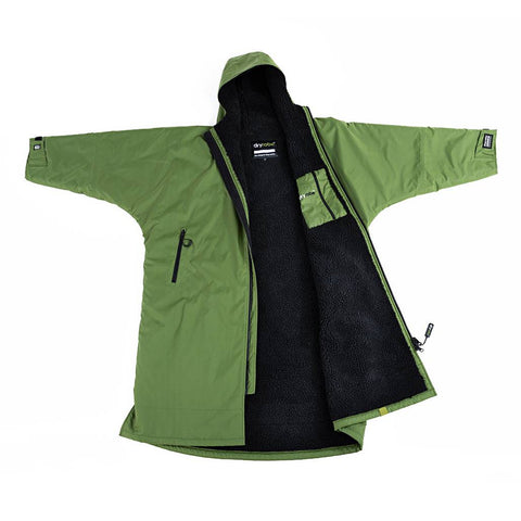 Dryrobe Advance Long Sleeve - Dark Green/Black