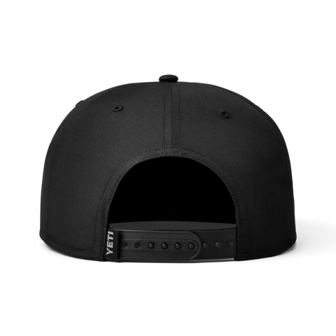 Flat Brim Rope Hat - Black