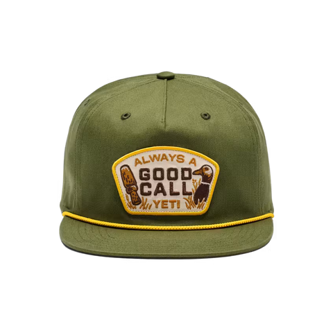 YETI Good Call Flat Brim Rope Hat - Dark Green