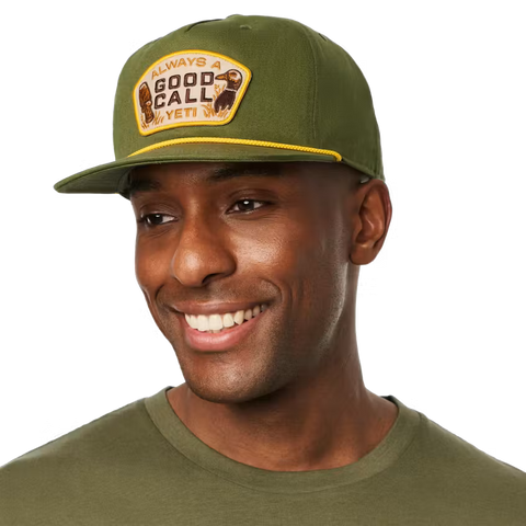 YETI Good Call Flat Brim Rope Hat - Dark Green
