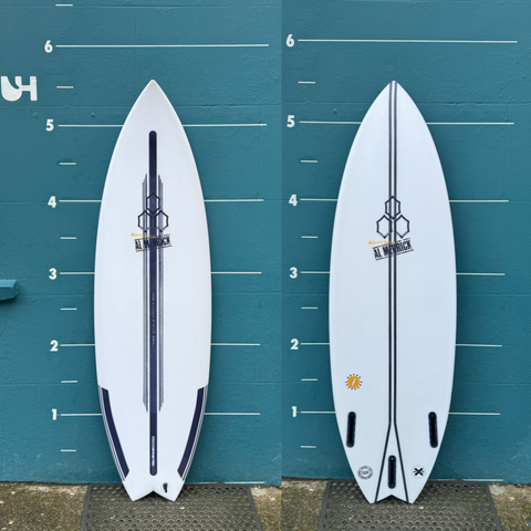 Happy Everyday 5'8" Spinetek Swallow Tail- Futures