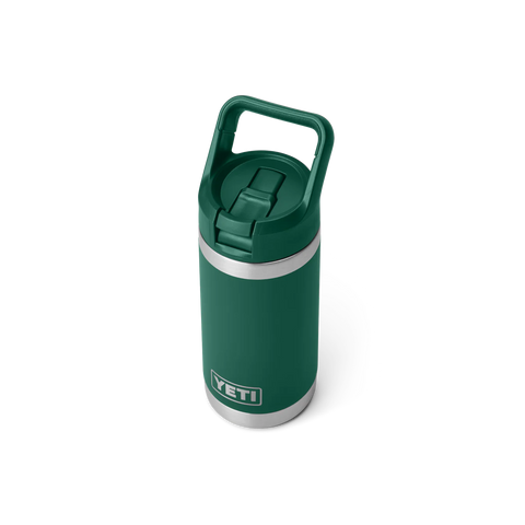 Rambler Jr 12oz Bottle - Black Forest Green