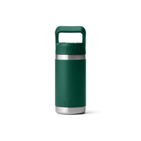 Rambler Jr 12oz Bottle - Black Forest Green