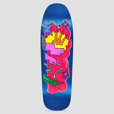 Ronnie Sandoval "Peace Sign" Blue - 9.81"