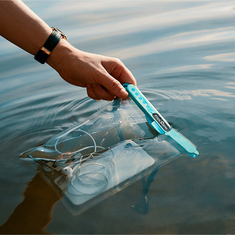 Hermetic Dry Bag Maxi - Petrol/Transparent