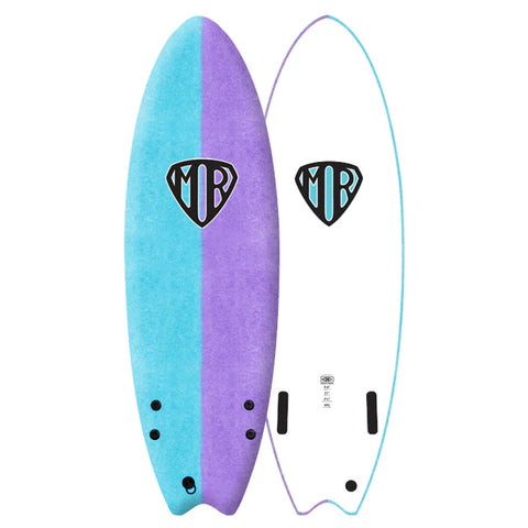 Ezi Rider MR Twin Fin 7'0" - Violet
