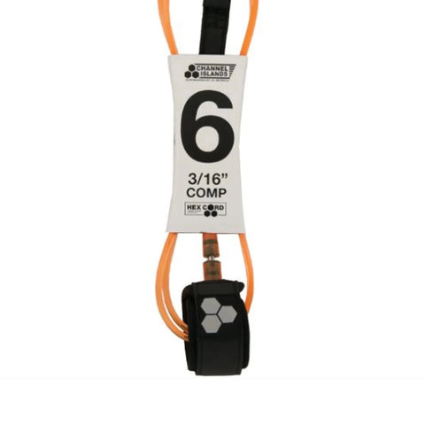 Hex Comp Leash 6' - Orange