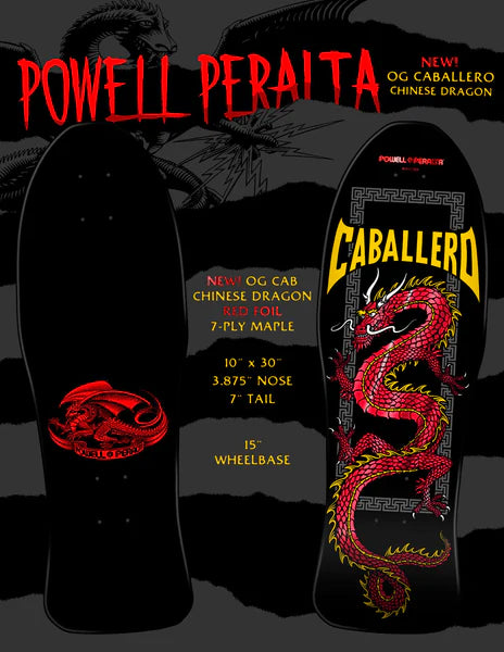 Caballero "Chinese Dragon" 10" - Red Foil