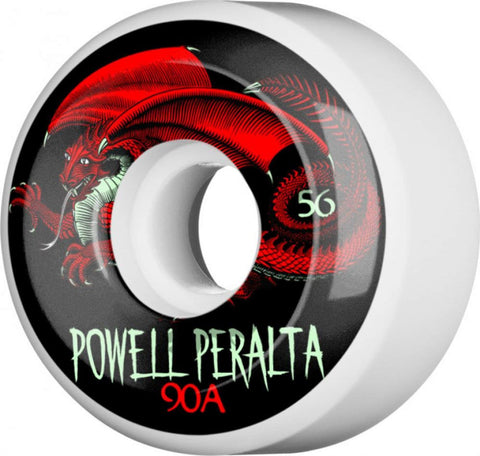 Oval Dragon 4 56mm 90a - White