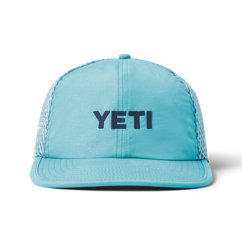 Logo Badge 6 Panel Performance Hat - Sky Blue