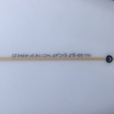 Tri Plane Hull 6'9" - Clear