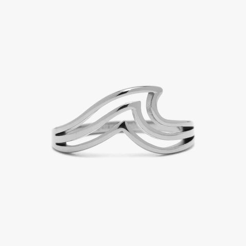 Surfrider Foundation Triple Wave Ring - Silver