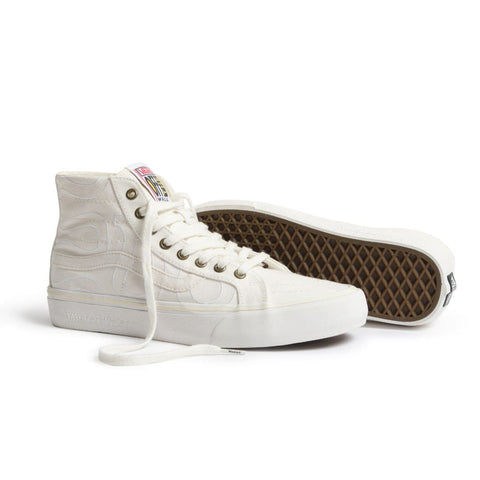 x Wasted Talent "SK8-HI 38 DECON VR3 SF SHOES" - BLANC DE BLANC