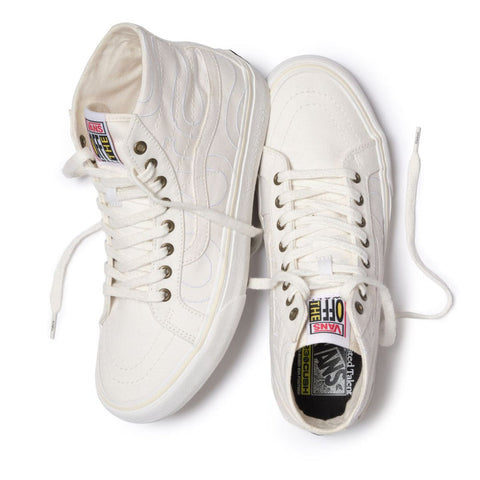 x Wasted Talent "SK8-HI 38 DECON VR3 SF SHOES" - BLANC DE BLANC