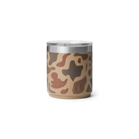 Rambler 10oz Lowball 2.0 - Wetlands Camo