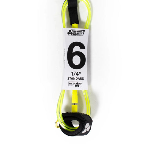 Hex Cord Standard 6' - Flo Yellow