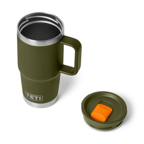 Rambler Travel Mug 2.0 20oz (591 ml) - Olive/King Crab Orange