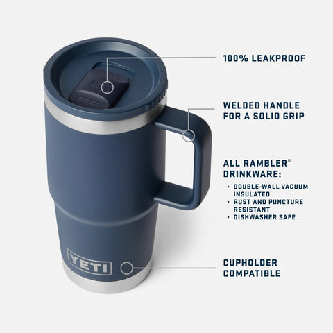 Rambler Travel Mug 2.0 20oz (591 ml) - Navy