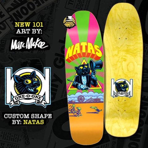 Natas Kaupas 101 Reissue "Panther" - Screenprinted Deck 9.25"