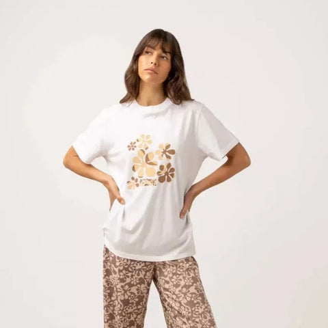 Drifter Boyfriend Tee - Vintage White