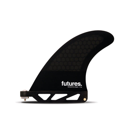 F6 Honeycomb Centre Fin - Smoke/Black