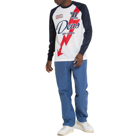 Lenny Moto Jersey - Vintage White