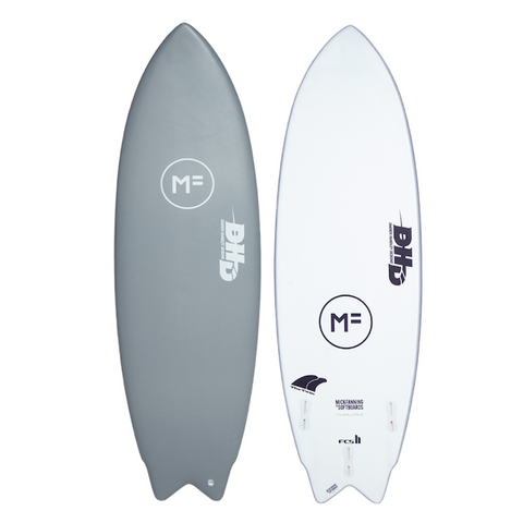 DHD "Twin" 5'8" - Grey FCSII (slight 2nd)
