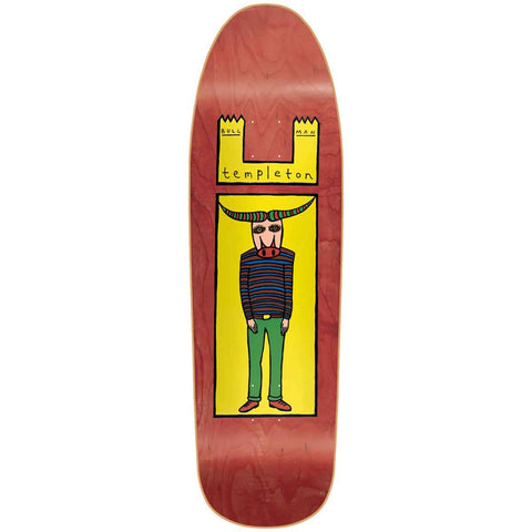 Ed Templeton "Bullman" Screenprinted - 9.35" Red