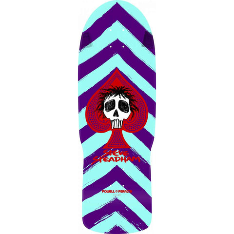 Steve Steadham "Spade and Skull" - Purple/Aqua 10"