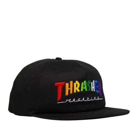 Rainbow Mag Snapback - Black