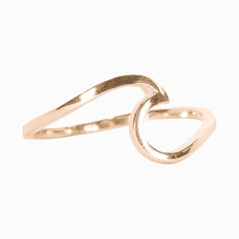 Wave Ring - Rose Gold